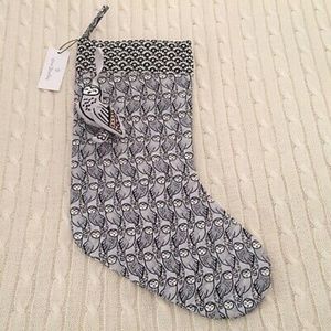 Vera Bradley Grey Owl Holiday stocking & Ornament